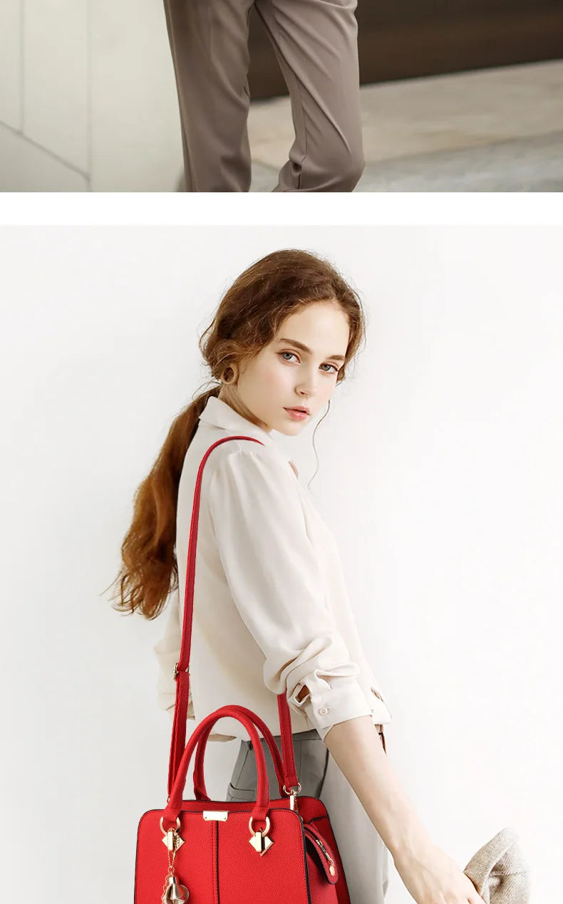 Fashionable New Women's Handbag | High-Quality Large Capacity Crossbody Bag & Classic Retro Shoulder Commuting Tote Bag Luxegan