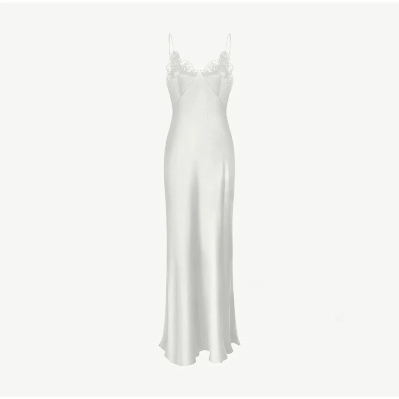 Hollow-Out Lace Patchwork Detail Slim Fit Sheath Knee-Length Dress – Available as Dress or Sling Top, Autumn
