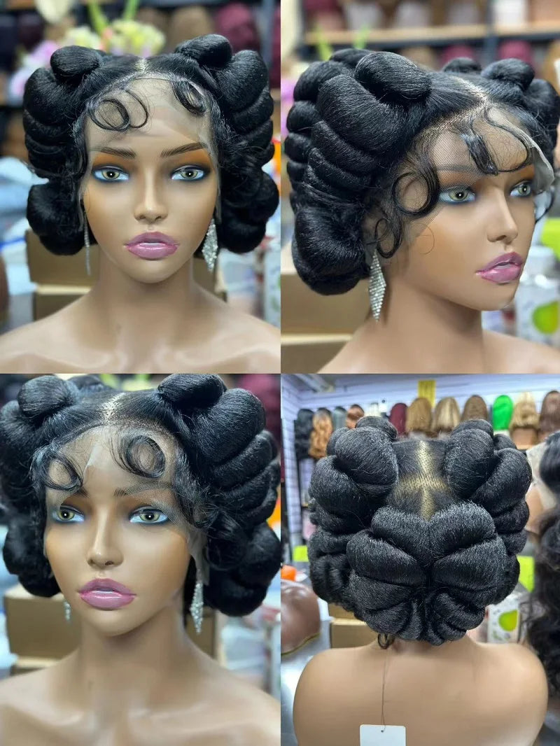 HD Full Lace Knotless Box Braids Wig | Handmade African Braiding Hair Luxegan