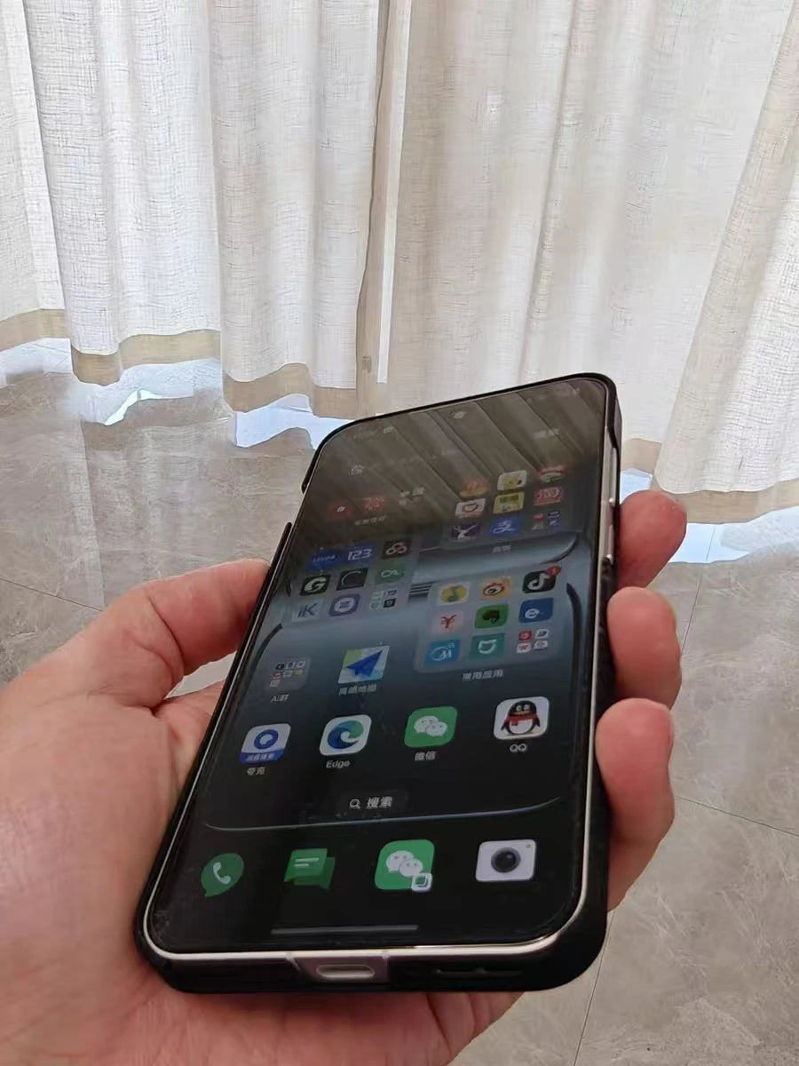 Para funda de teléfono OnePlus 15 de fibra de aramida Kevlar, carcasa dura de fibra de carbono ultradelgada y ligera, cubierta protectora magnética para negocios