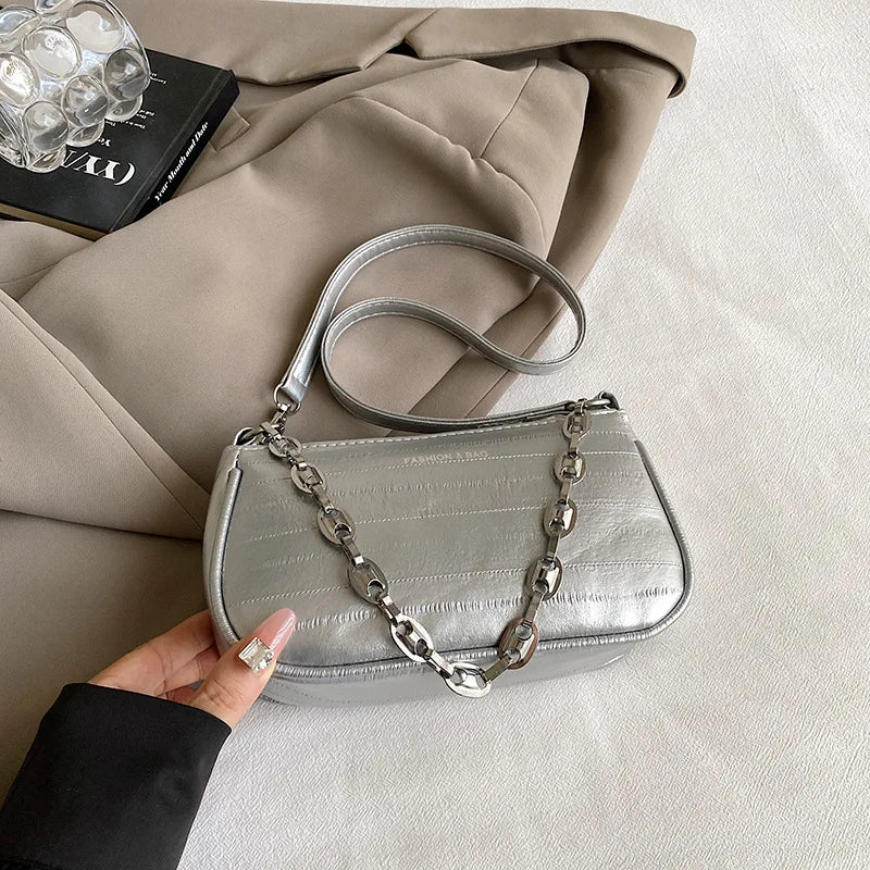 Fashion Chain Strap Crossbody Bags for Ladies | Versatile Women's Shoulder Bag for Daily Use | Casual Designer Handbags Luxegan