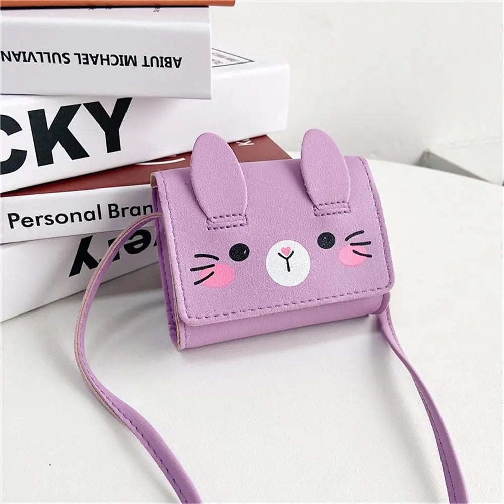 Children's Accessories Small Shoulder Bag | Cute Rabbit Baby Girls Small Crossbody Bags & Cartoon Kids Boys Mini Coin Purse Handbags Luxegan