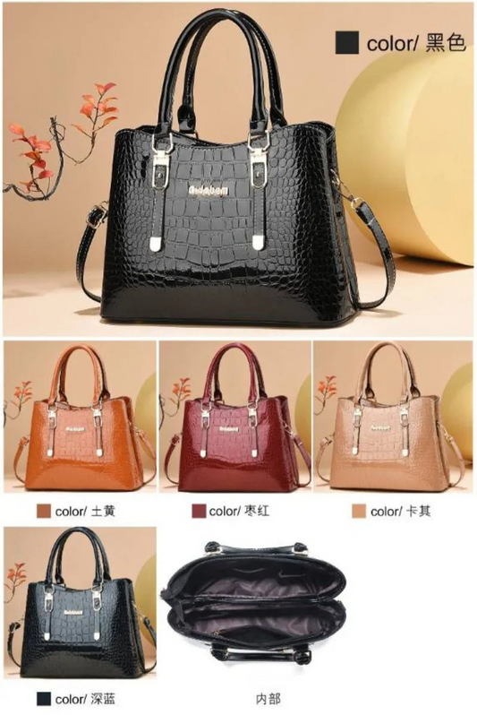 Trend Women Handbag Purses | Luxury Designer Female Soft Leather Shoulder Bag & Large Capacity Casual Crossbody Bag (Sac) Luxegan