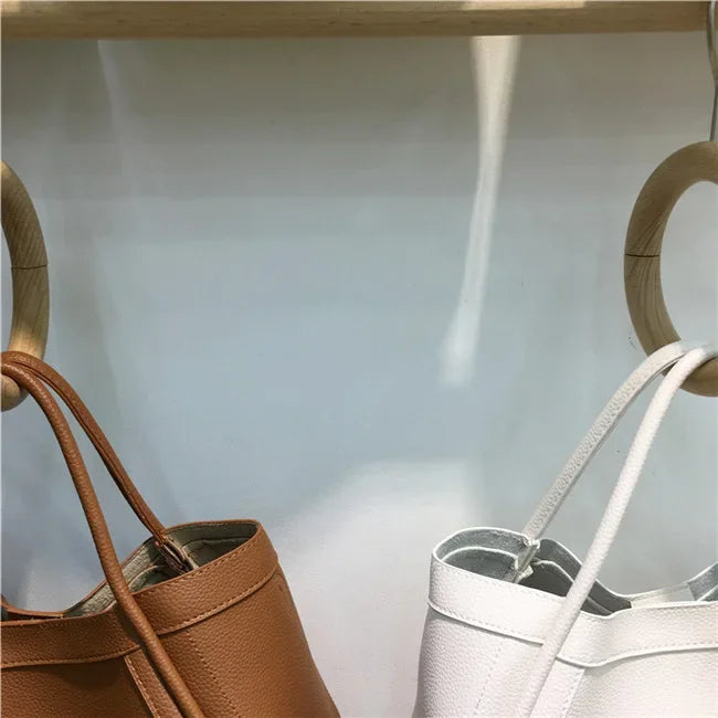 Fashionable Simple Korean Style Large Capacity Tote Bag | Versatile Crossbody Handbag & Mother-Child Commuting Bag Luxegan