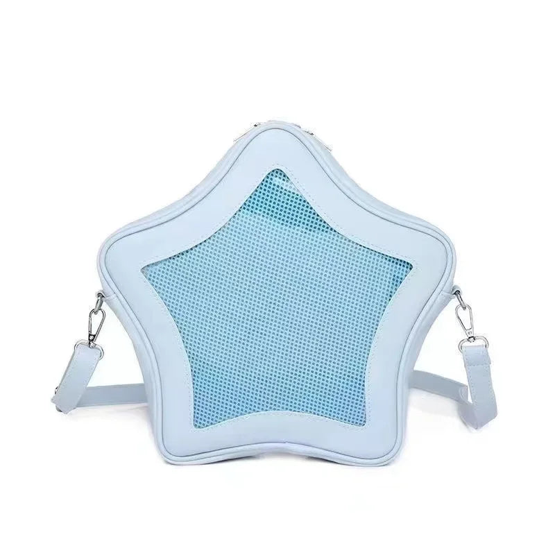 Original Cute Kawaii Ita Bag | Anime Five Pointed Star Two-dimensional Crossbody Bag &amp; Street Fashion Ulzzang Shoulder Bag Luxegan