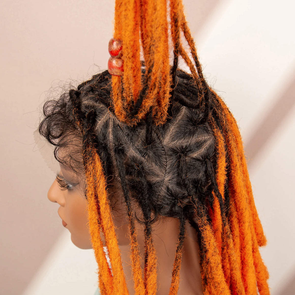 14 Inch Twisted Dreadlock Box Braided Wig | Full Lace | Baby Hair