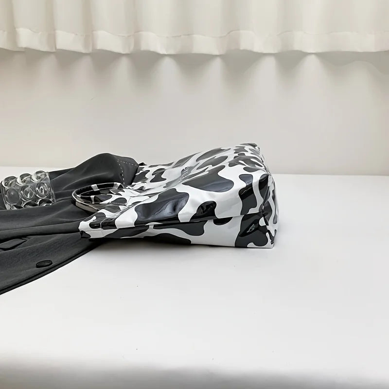 New Fashionable PVC High-end Handbag | Versatile Niche Design Large Capacity Tote Bag for Work & Commuting Luxegan