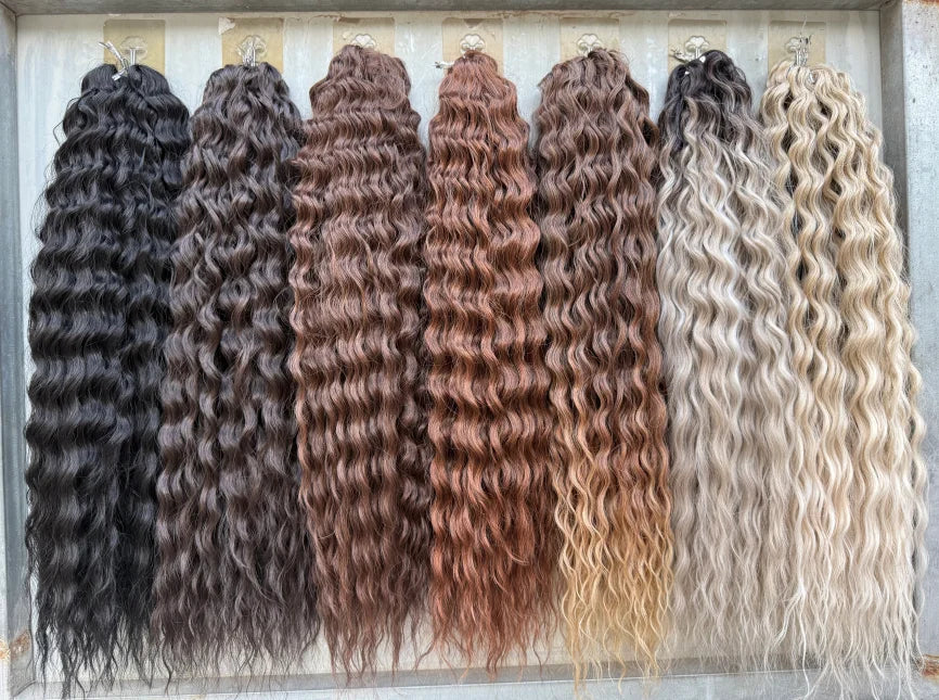 Water Wave Crochet Hair | 24 Inch Synthetic Braiding Extensions