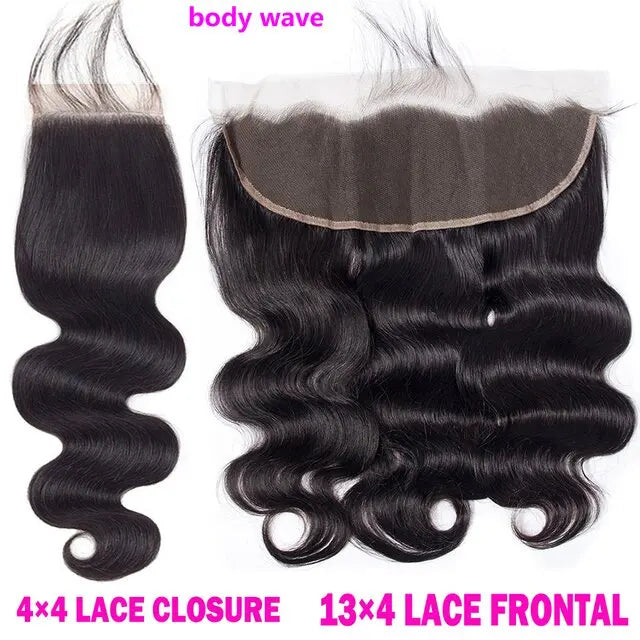 13x4 HD Transparent Lace Frontal | Sophisticated "Brazilian Body Wave" Silhouette | Elegant "Pre-Plucked" Hand-Tied Closure | "Dignified" Remy Hair Frontal for Radiant Versatile Styling Luxegan