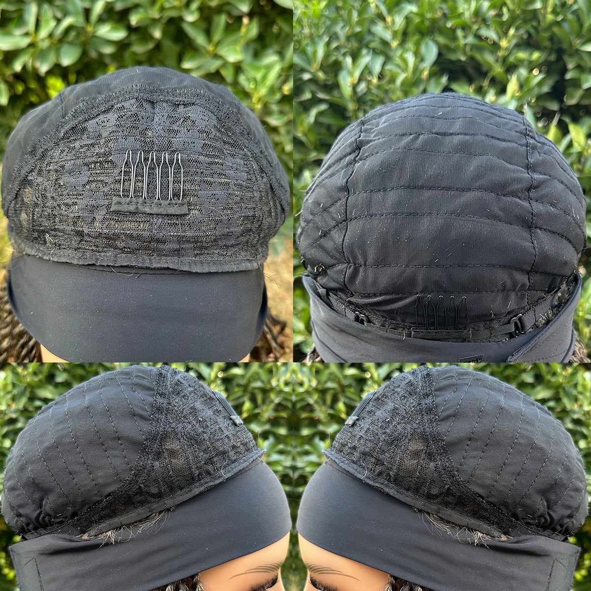 Short Bob Synthetic Braided Headband Wigs For Black Women Box Braided Headband Bob Wig African Braiding Hair Headband Wig Luxegan