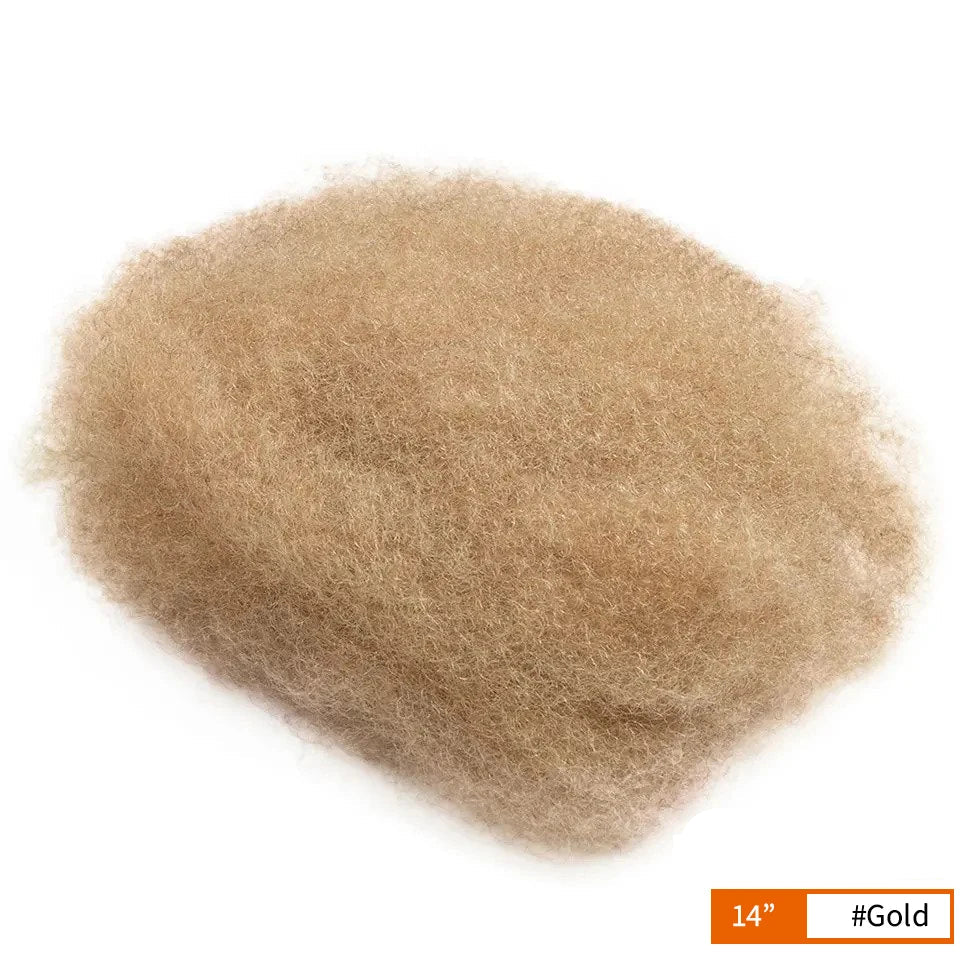 Afro Kinky Bulk Human Hair for Braids | Virgin Remy Extensions (Multi-Color Options) Luxegan