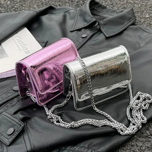 Super Popular Small Bag | Summer Fashion Versatile Chain Messenger Bag & Mini Square Sling Bag Luxegan