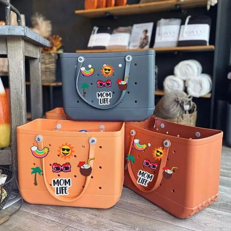 XL Waterproof TPU Beach & Travel Tote (Jelly Tote) Luxegan