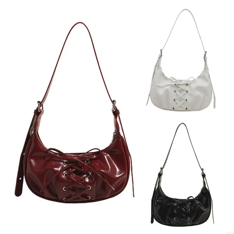 Trendy Under the Arm Clutch Purse | Women/Girls PU Leather Evening Slings Bag | Box Shape Handbag Saddles Bag Luxegan