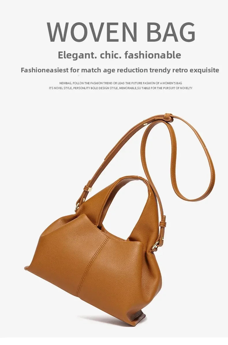 Cloud Bags for woman New french Luxury Brand Genuine European and American Fashionable Handbags Single Shoulder Crossbody Bags