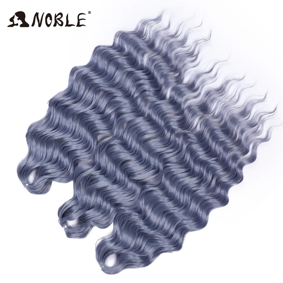 Synthetic Anna Curl Water Wave Crochet Braiding Hair – 24 Inch | 300g | 60 Strands | 88 Ombre & - view 39