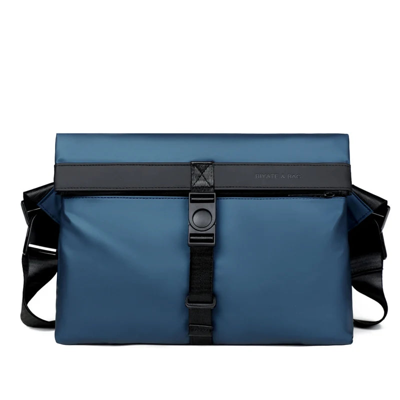 Retro Business Crossbody Satchel | Sophisticated "Large Capacity" Silhouette | Men's Professional Briefcase & Shoulder Bag | "Dignified" High-Performance Oxford Travel Essential for Radiant Versatile Styling Luxegan