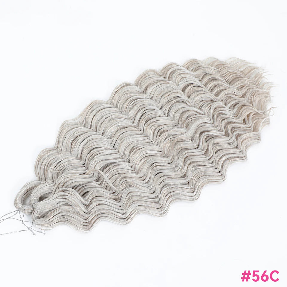 Anna Curls Loose Wave Synthetic Crochet Braiding Hair 24in | 50 Strands | 22 Colors - view 46