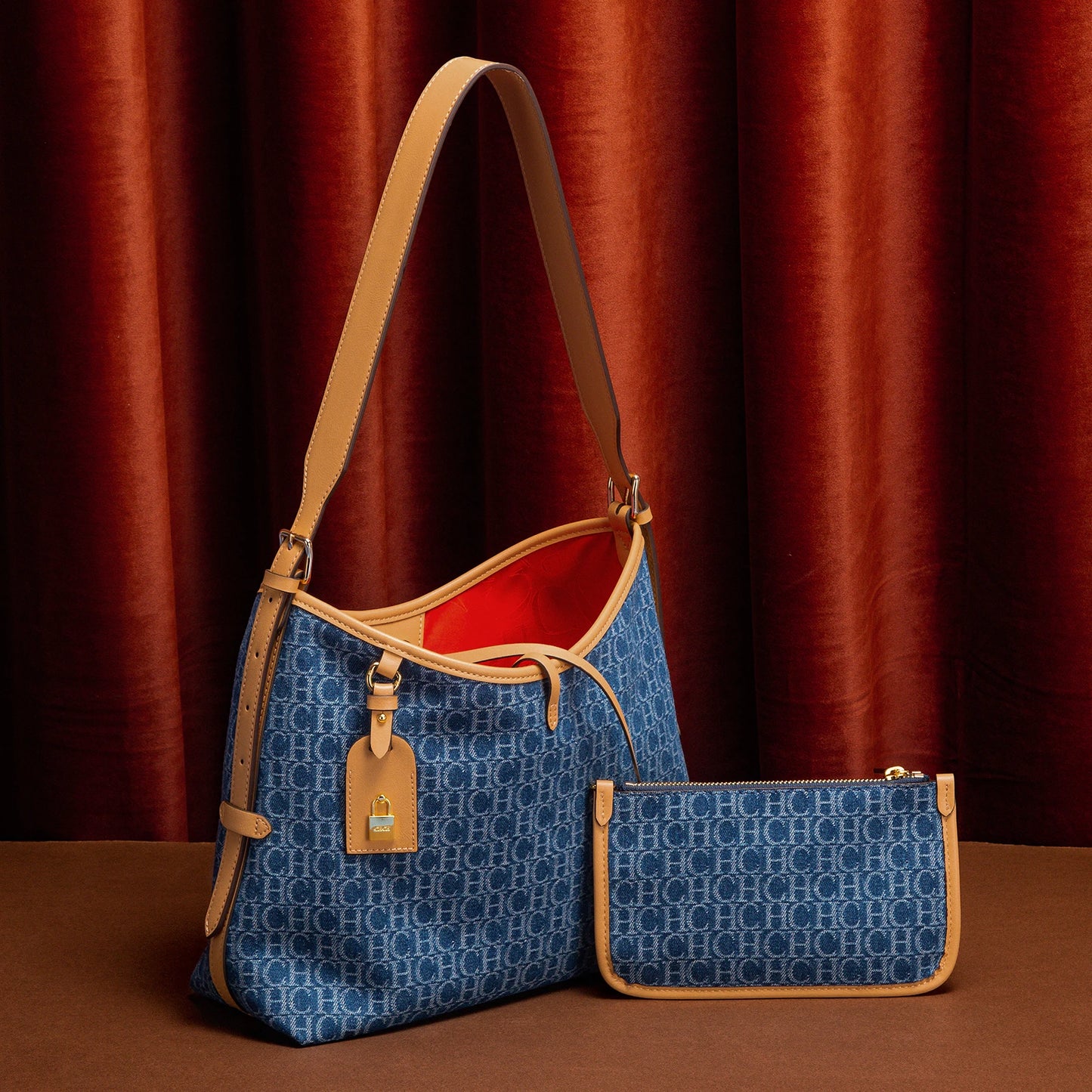 Fashion Classic Retro Women’s Shoulder Bag | Business Office Letter Print Small Bag | Versatile Accessory Design Underarm & Handbag (Model CP2C2131)  Luxegan