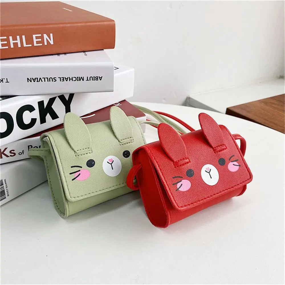 Children's Accessories Small Shoulder Bag | Cute Rabbit Baby Girls Small Crossbody Bags & Cartoon Kids Boys Mini Coin Purse Handbags Luxegan