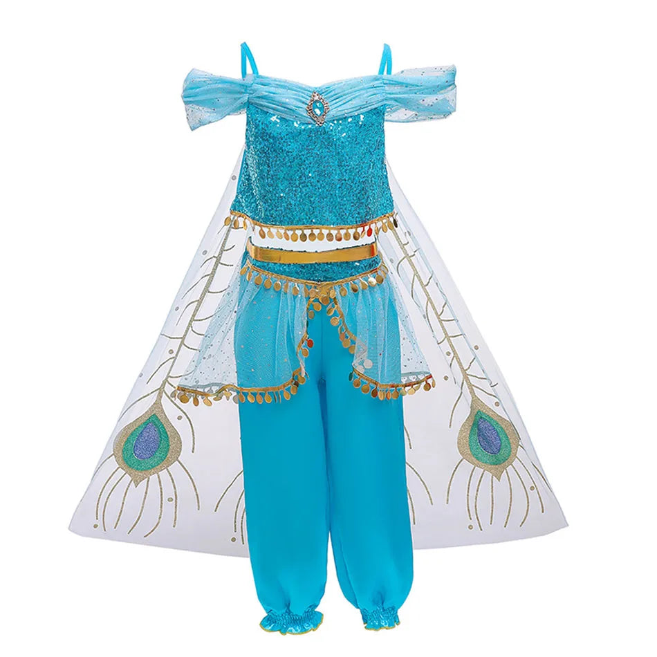 Girls Mirabel Isabela Encanto Costume Girl Princess Dress Children Elsa Anna Rapunzel Cinderella Mermaid Aurora Cosplay Clothes