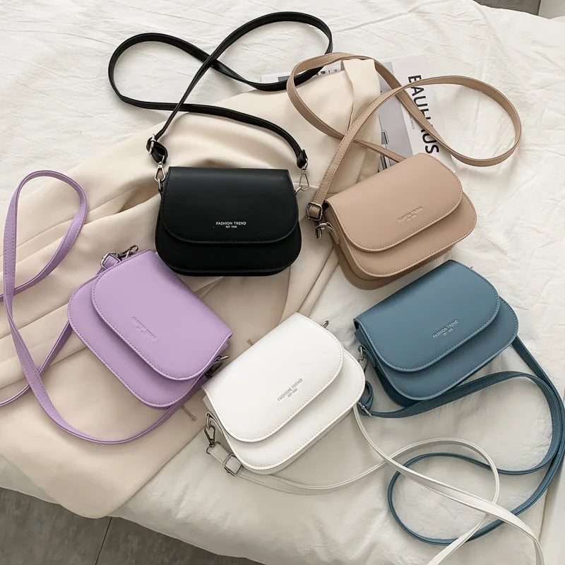 Simple Fashion Saddle Crossbody Bag Luxegan