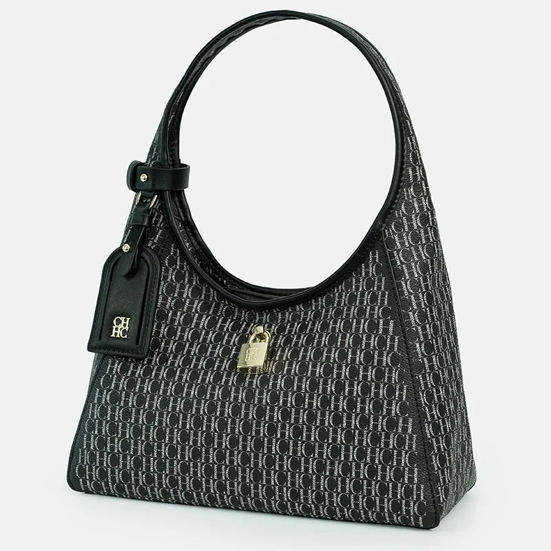 Exquisite High-Quality Letter Printed Crossbody Bag | Fashionable and Elegant Light Luxury Brand Handbag | Premium PU Leather Shell Bag for Women Luxegan