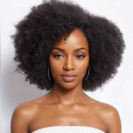 Kinky Curly Afro Short Bob Human Hair