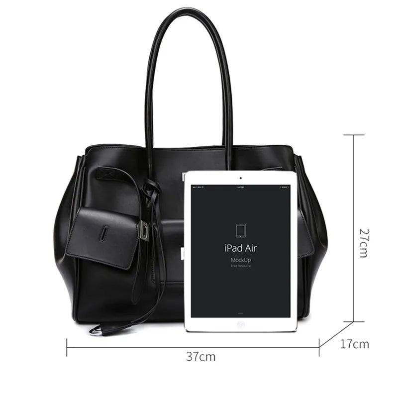 Bolso tote para mujer, moderno y sencillo, bandolera de alta gama, bolso de viaje de gran capacidad, bolso de moda, bolso de compras repelente al agua
