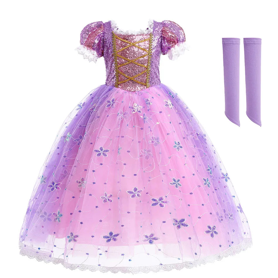 Girls Mirabel Isabela Encanto Costume Girl Princess Dress Children Elsa Anna Rapunzel Cinderella Mermaid Aurora Cosplay Clothes