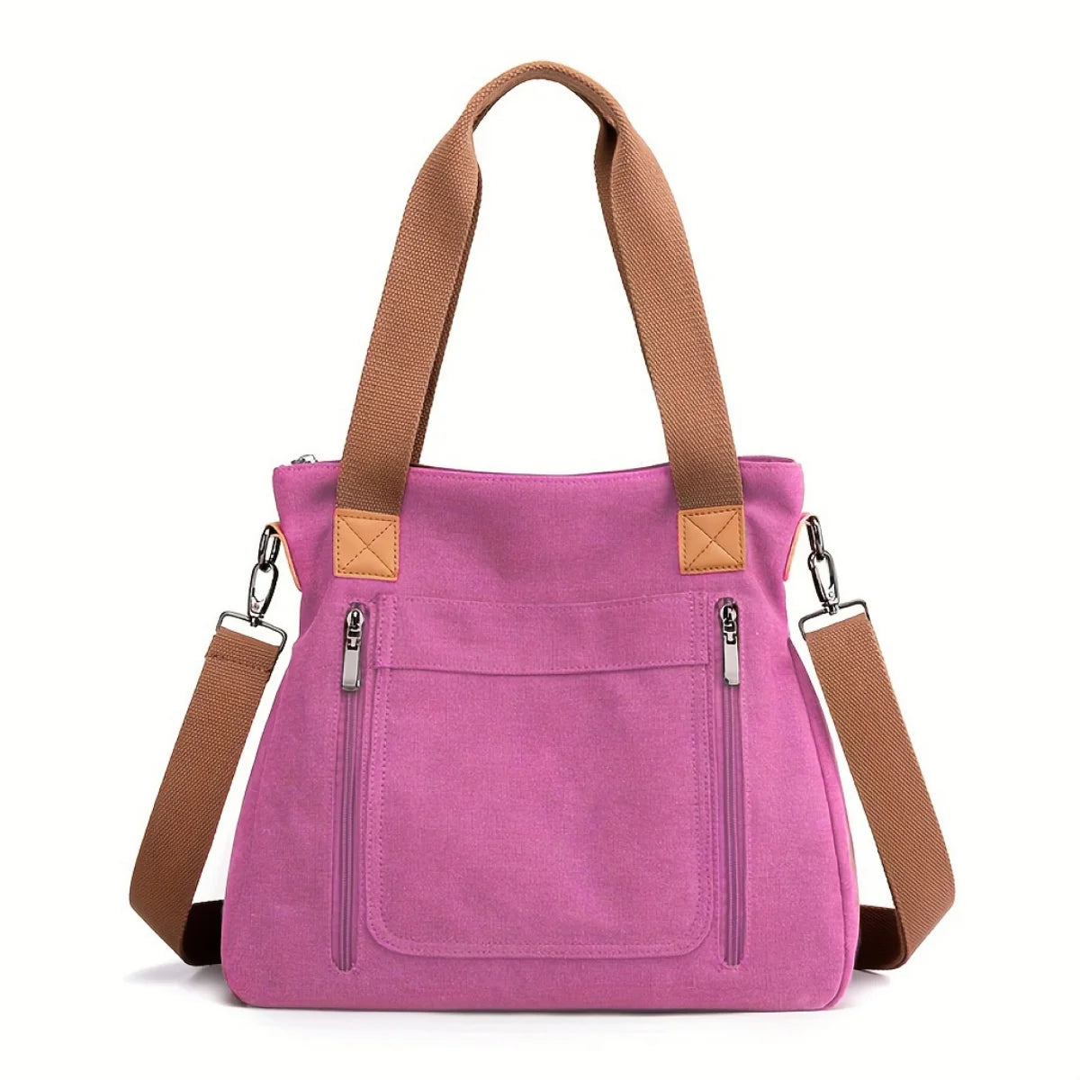 Canvas Large Capacity Casual Tote | Versatile Shoulder Crossbody Bag Luxegan