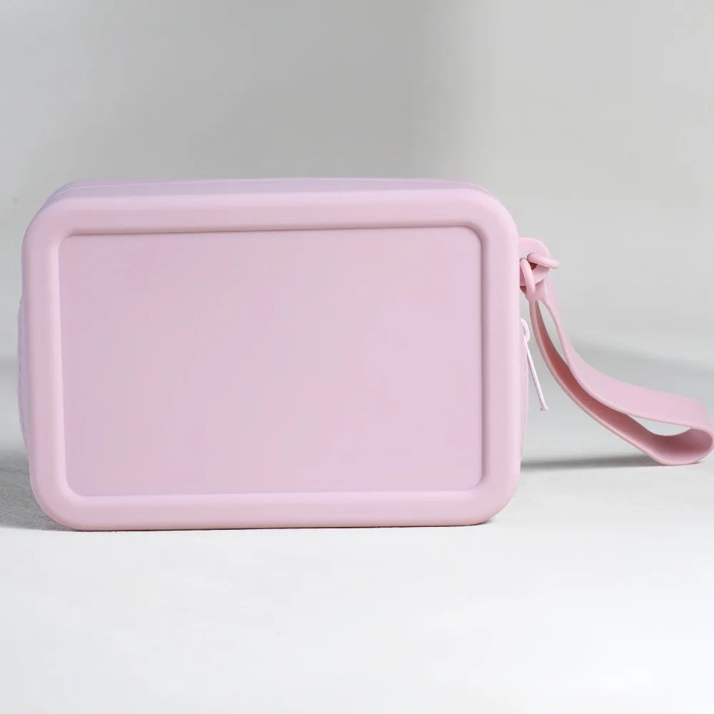 Silicone Rectangular Pouch | Soft Waterproof High-Capacity Organizer Luxegan