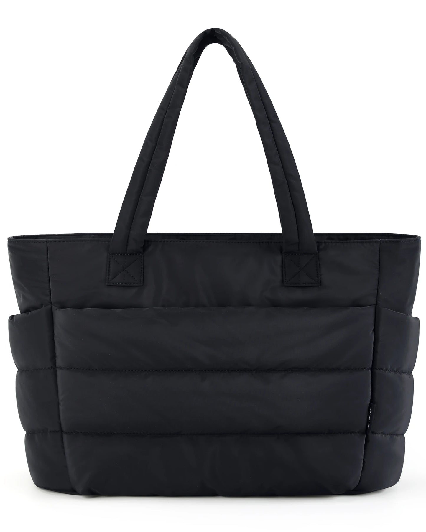 The Bubble Tote Bag Cotton Padded Female Quilting Puffy Shoulder Shopper Purse | Simple Daily Handbag Women's Bags Luxegan