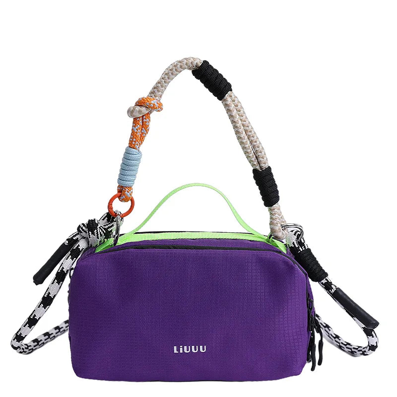Large Capacity Sports Messenger Bag | Trendy Rope Tote & Shoulder Bag Luxegan