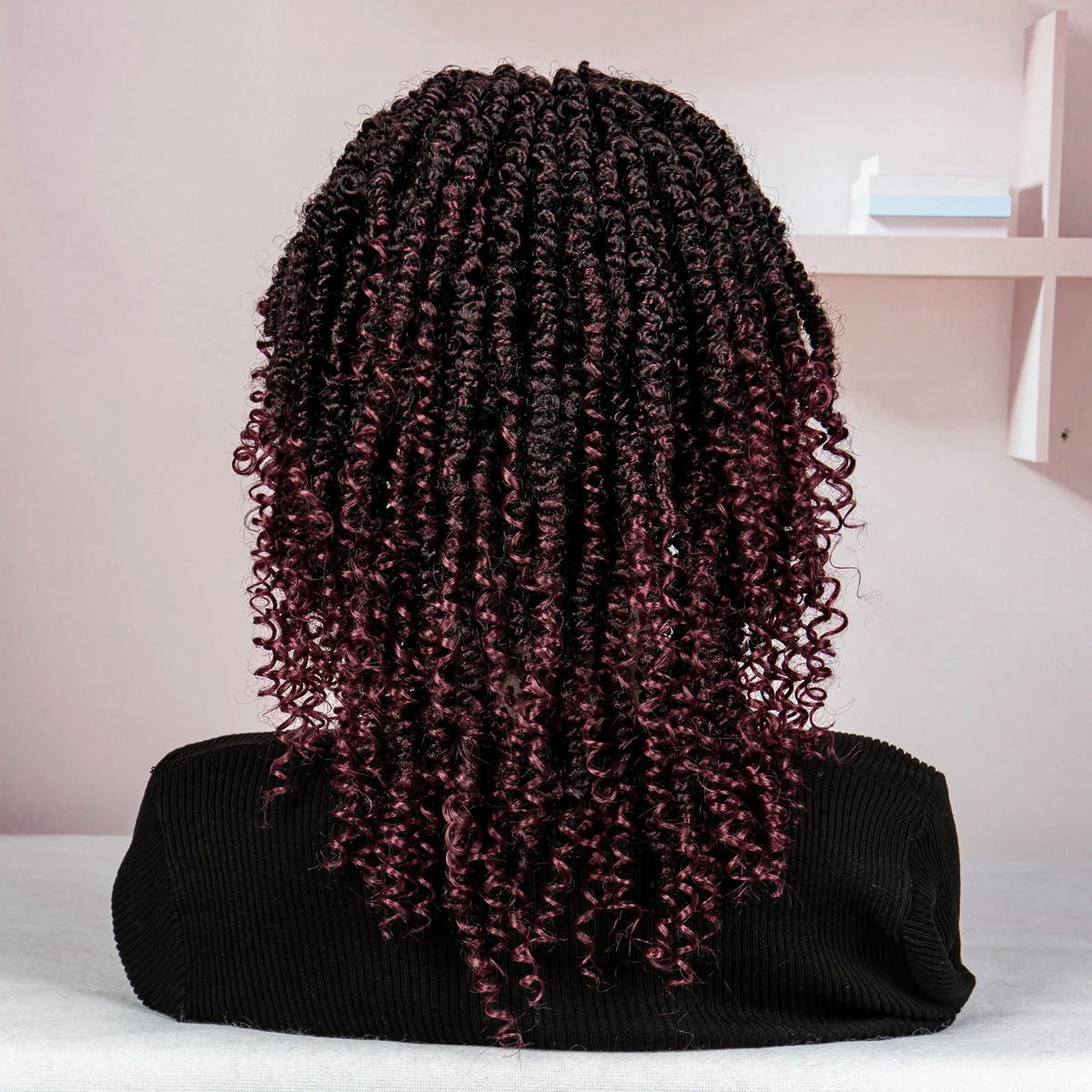 Dreadlocks Braided Wigs Lace Front Braided Wigs Short Box Braided Wigs for Women with Baby Hair Ombre Lace Braids Wigs Luxegan