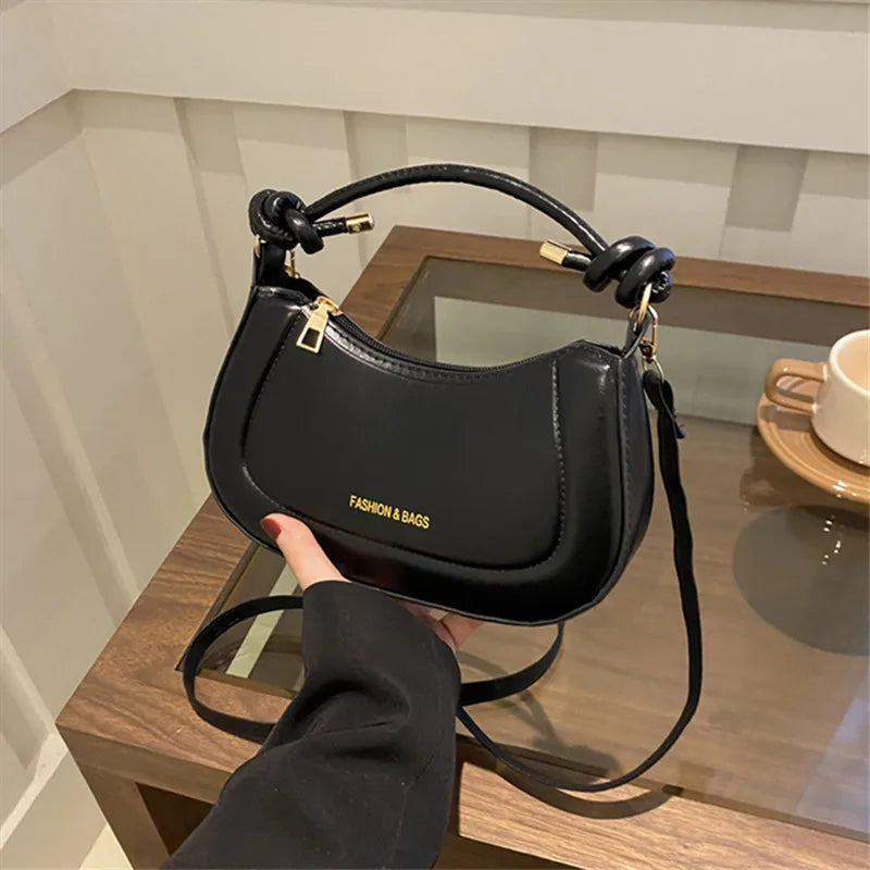 Trendy Soft PU Leather Shoulder Bag | Women's Stylish Tote Purse, Phone Bag & Elegant Design Crossbody Bag Luxegan
