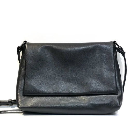 Soft Genuine Leather Bag Ladies | Luxury Crossbody Bag for Women & Solid Color Cell Phone Shoulder Messenger Bag (New Vintage Tote) Luxegan