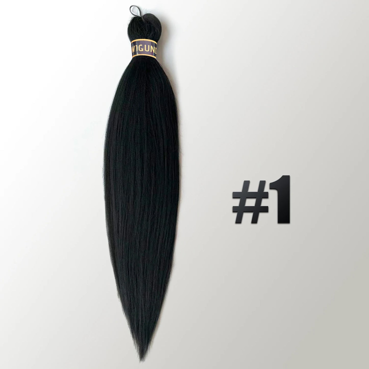 EZ Pre-Stretched Braiding Hair – Ombre Synthetic Crochet Braid Hair 26 Inch 90g Hot Water Setting - view 15
