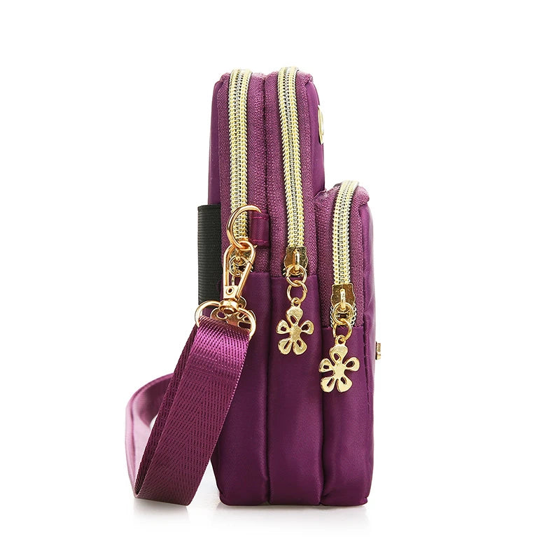 New Fashion Women's Mobile Phone Bag | Mommy Coin Bag & Neck Hanging Running Cover (Casual Crossbody Mini Bag) Luxegan