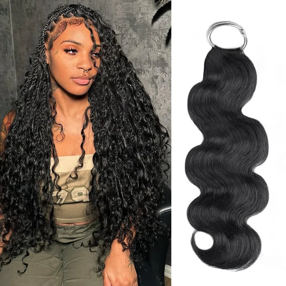 Body Wave Boho Crochet Hair – Pre-Looped Miracle Knots Luxegan