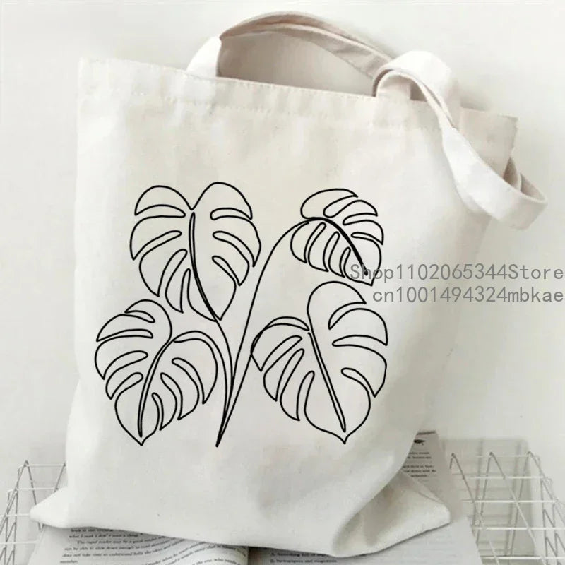 Vintage Radish Canvas Tote Bag | Women Gardening Lover Beach Shoulder Bag | Funny Phytology Travel Shopping Bags Plant Style Handbag Luxegan