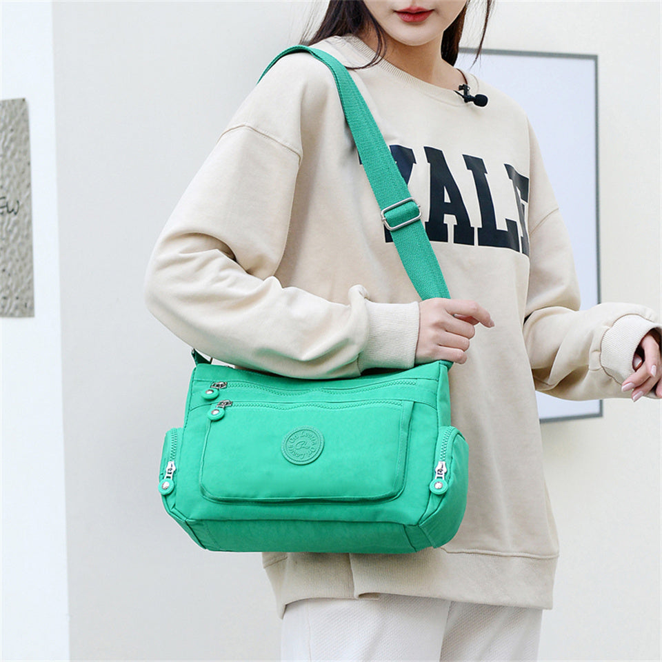 Women’s Leisure Oxford Crossbody Bag | Lightweight Waterproof Shoulder Handbag | Simple Fashion Versatile "Pillow" Bag for Travel & Parties Luxegan