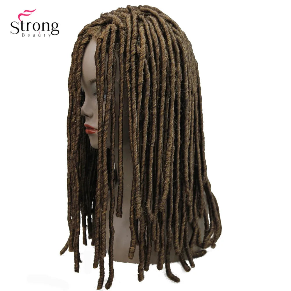 StrongBeauty Twist Hair Crotchet Braids Wigs Synthetic Dreadlocks Braids Hair Wig Luxegan