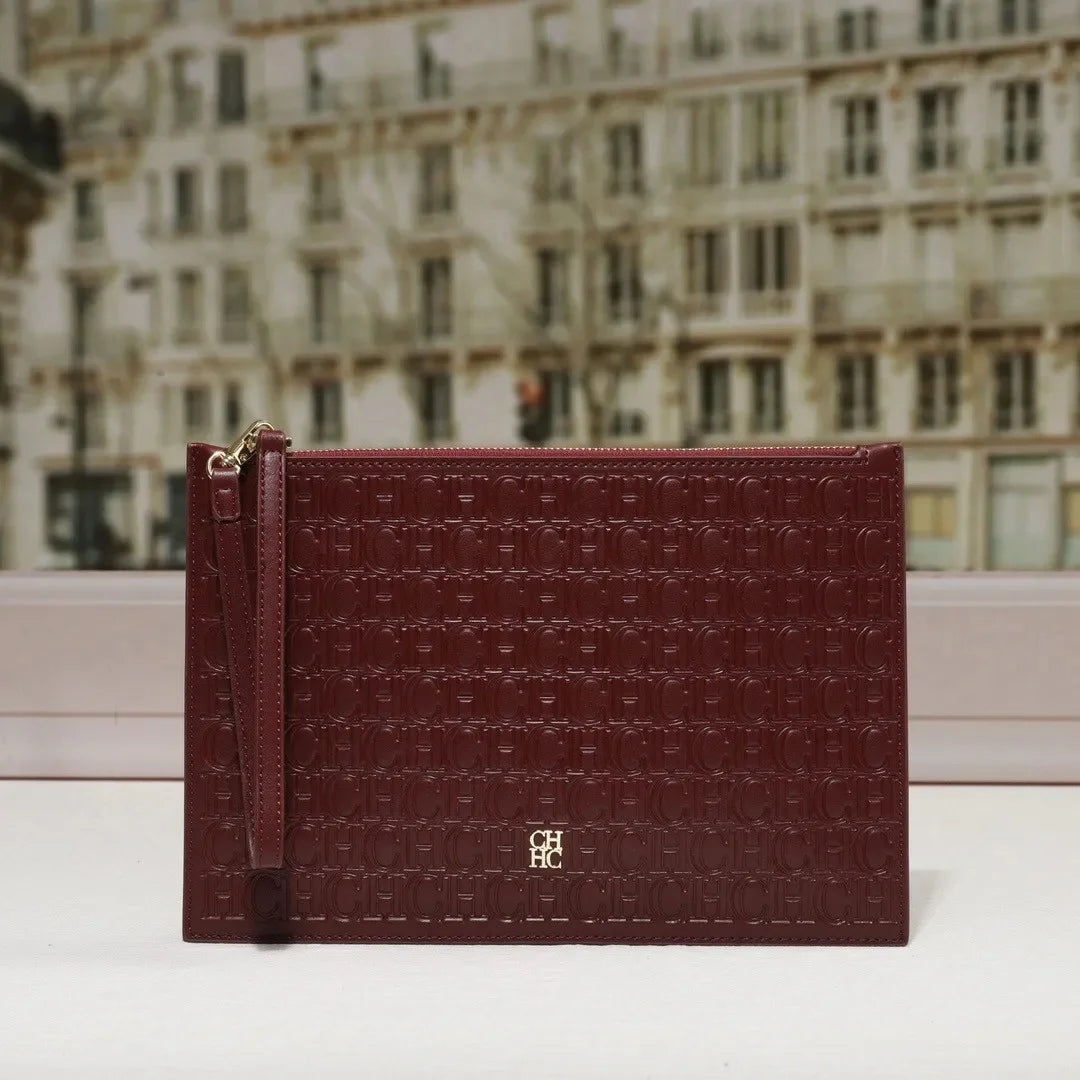 CH Classic High-Quality Letter Print Bag | Multi-functional Clutch & Small Square Bag Luxegan