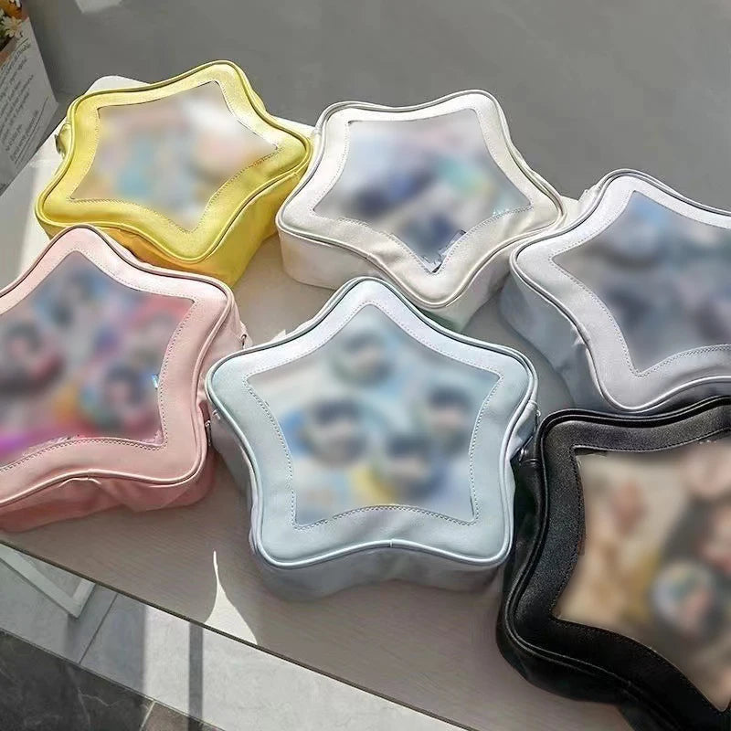 Original Kawaii Star Ita Bag | Anime-Inspired Five-Pointed Star Crossbody | Two-Dimensional Street Fashion Mini Shoulder Bag for Women Luxegan