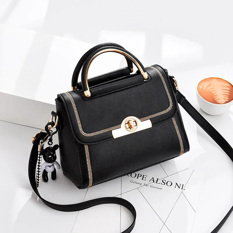 Fashionable Western Style Women's Shoulder Bag | Matching Color Portable Handbags & New Luxury Handbag Luxegan