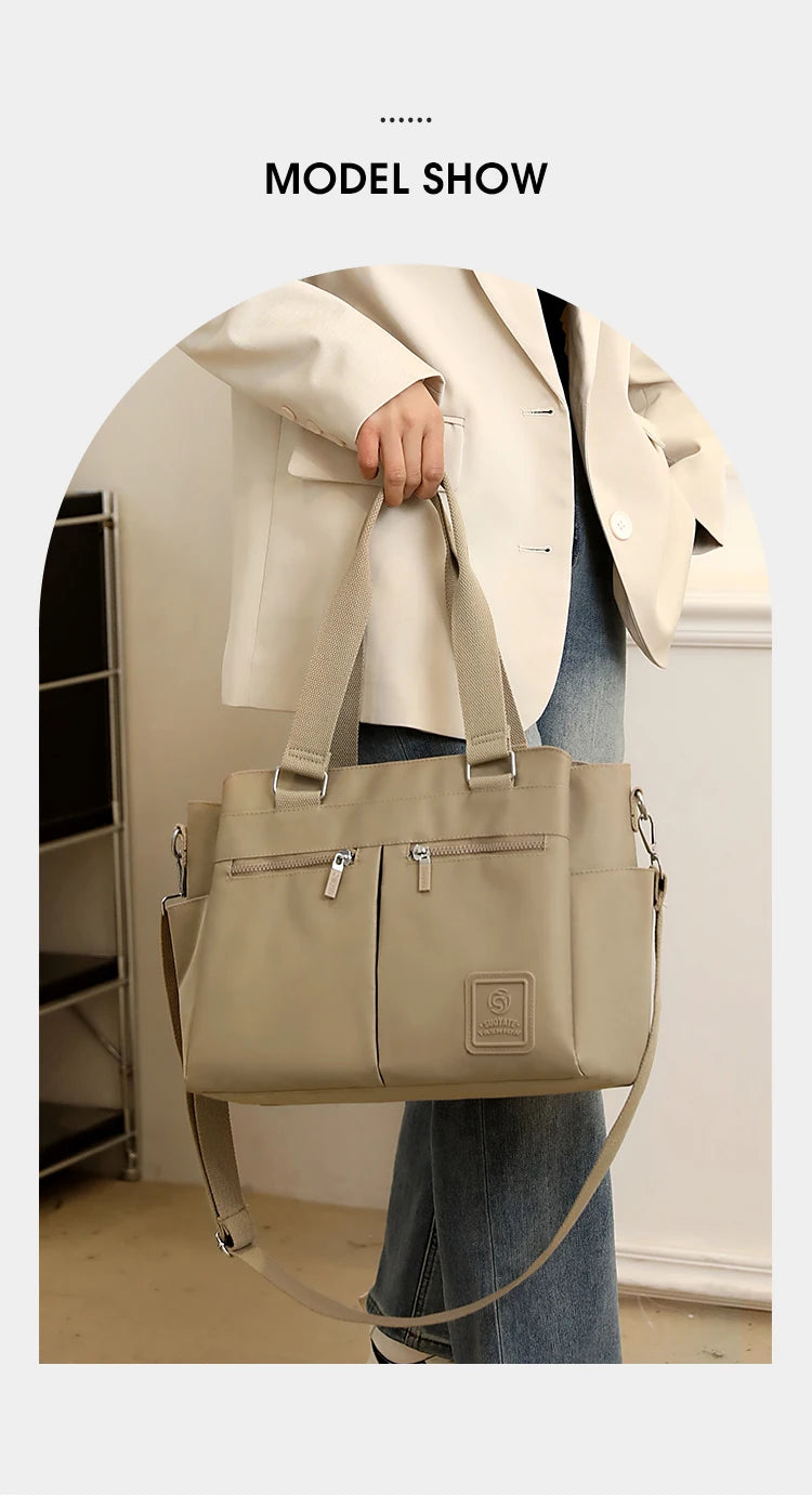 New Fashion Women's Shoulder Bag | High-Quality Large Capacity Crossbody Bag & Waterproof Multi-Functional Handbag Luxegan
