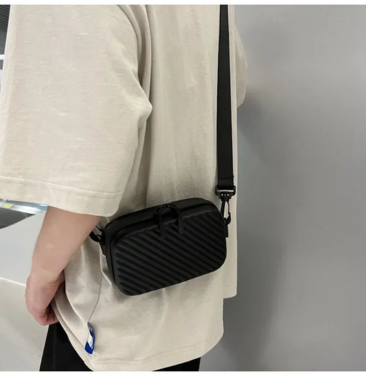 Simple Lightweight Box Bag | Unisex Diagonal Shoulder & Messenger Bag Luxegan