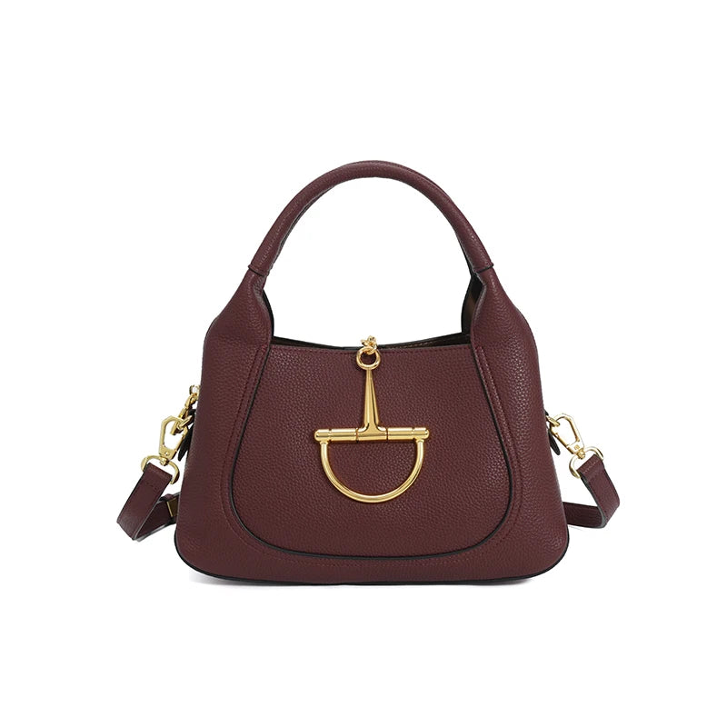 Ladies' Large-Capacity Multi-Functional Bag | Sophisticated "Crossbody & Shoulder" Silhouette | High-End Durable PU Leather Handbag | "Dignified" High-Performance Commuting Essential for Radiant Versatile Styling Luxegan