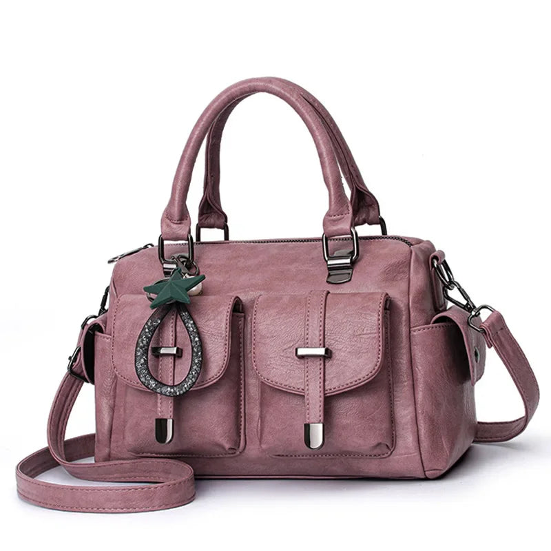 High Capacity Ladies Handbag | Versatile Messenger & Luxury Shoulder Bag Luxegan
